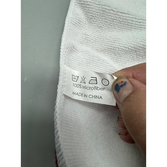 Patriotic Red White & Blue "Let Freedom Ring" Star Microfiber Towel Used READ - Picture 7 of 7